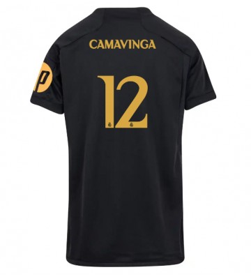 Real Madrid Eduardo Camavinga #12 Replika Tredjetrøje Dame 2023-24 Kortærmet